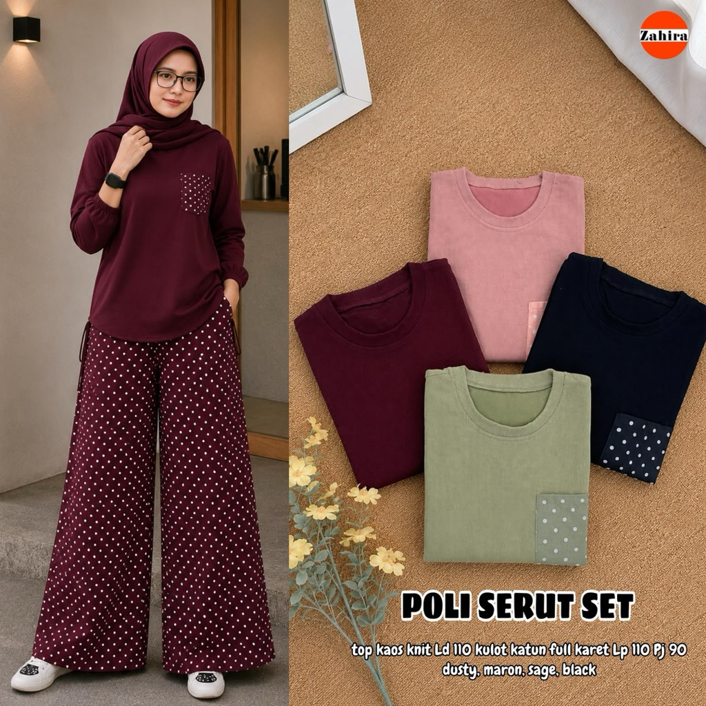 setelan kaos wanita terbaru risya one set knit wanita
