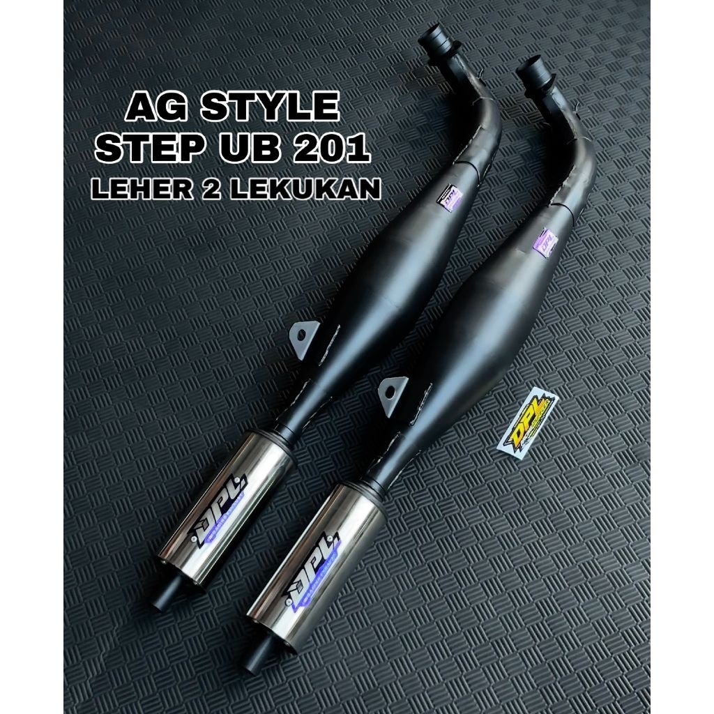 KNALPOT FIZ R AG STYLE 201 BY DPL RACING MUFFLER