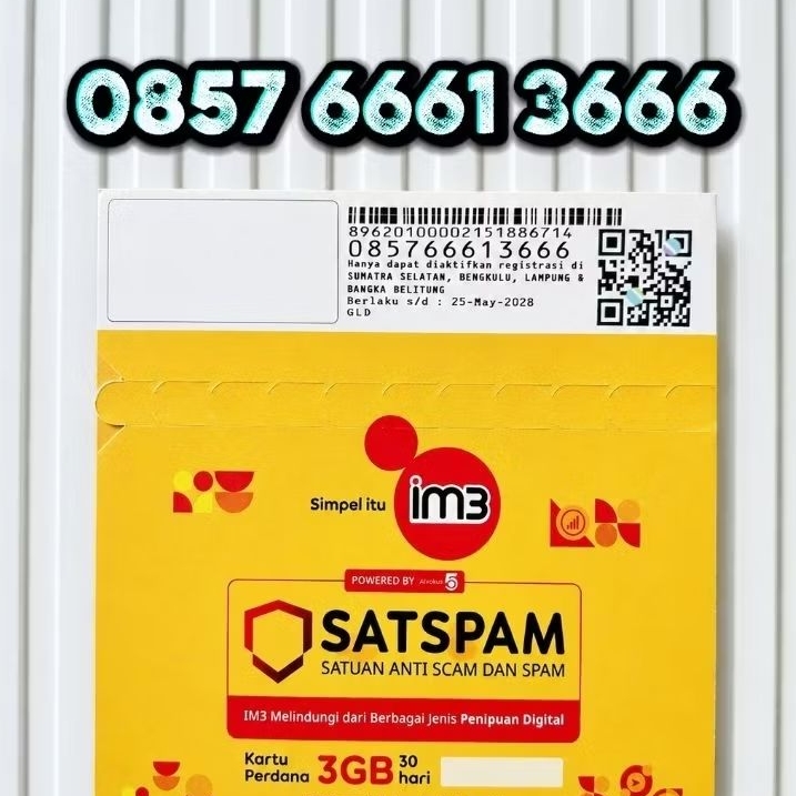 kartu indosat triple 6