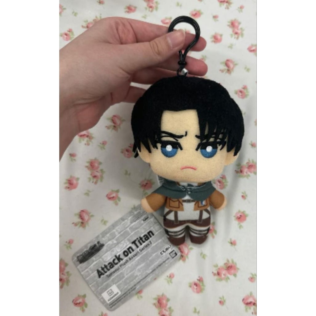 RARE LEVI ACKERMAN PLUSH TOMONUI VER 2 NEW WITH TAG OFFICIAL