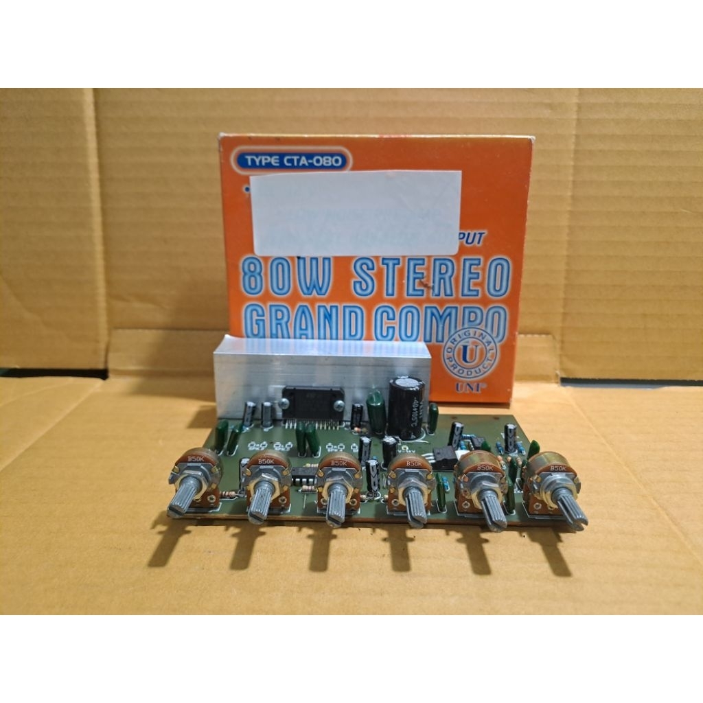 Kit Mini Compo Stereo input /4 Output  TDA 7386 - 80 watt * Promo *.