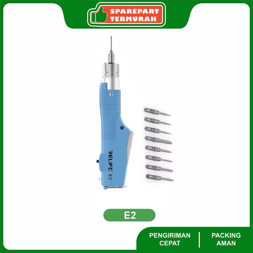 Obeng Baja Torsi Elektrik Magnet kuat - Relife E2