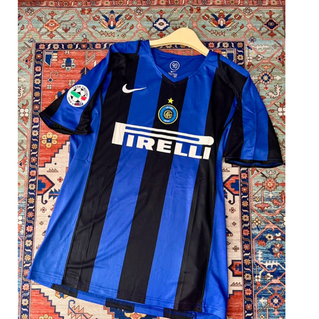 Jersey Inter Milan home 04/05 Sz XL Full Patch