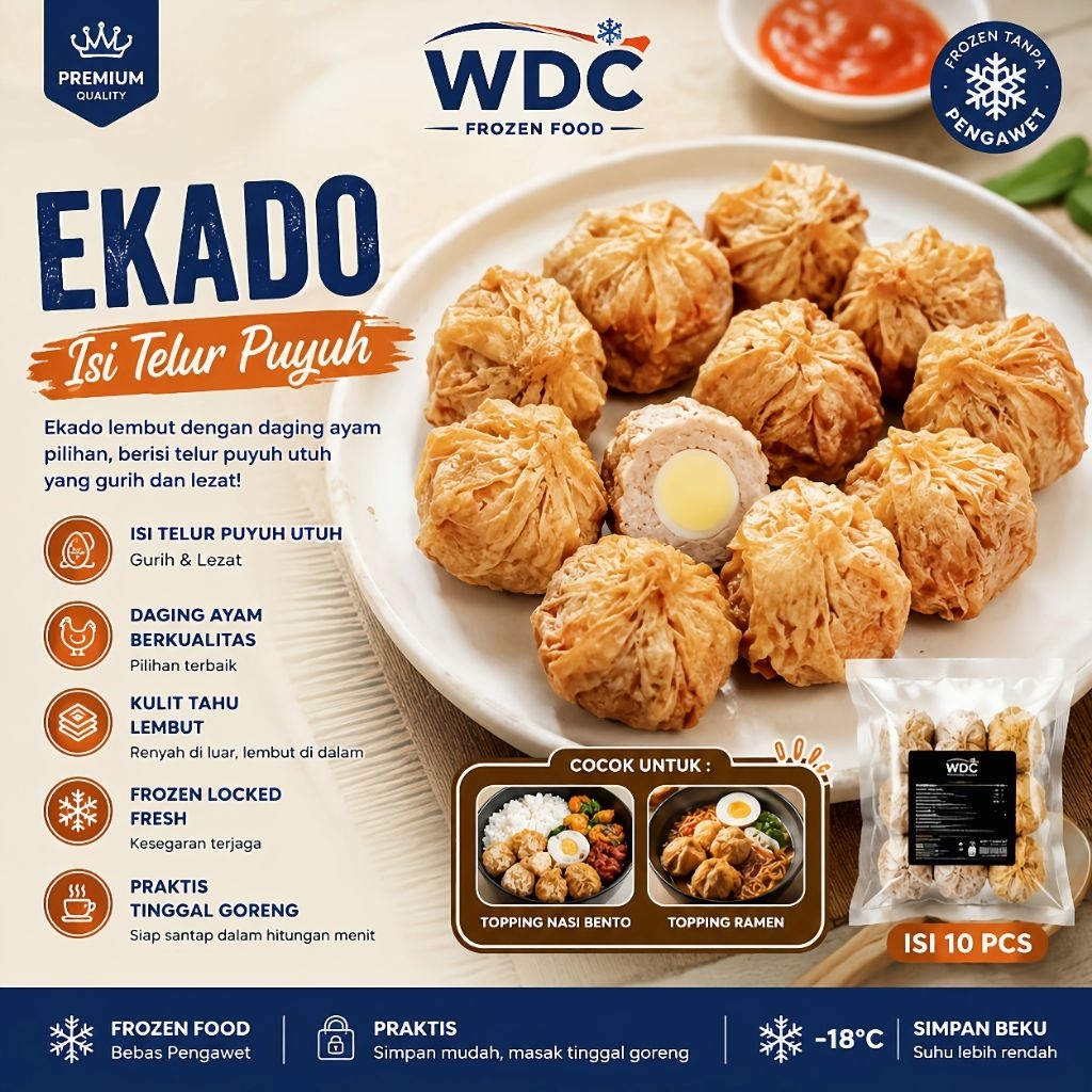 ekado telur puyuh isi 10