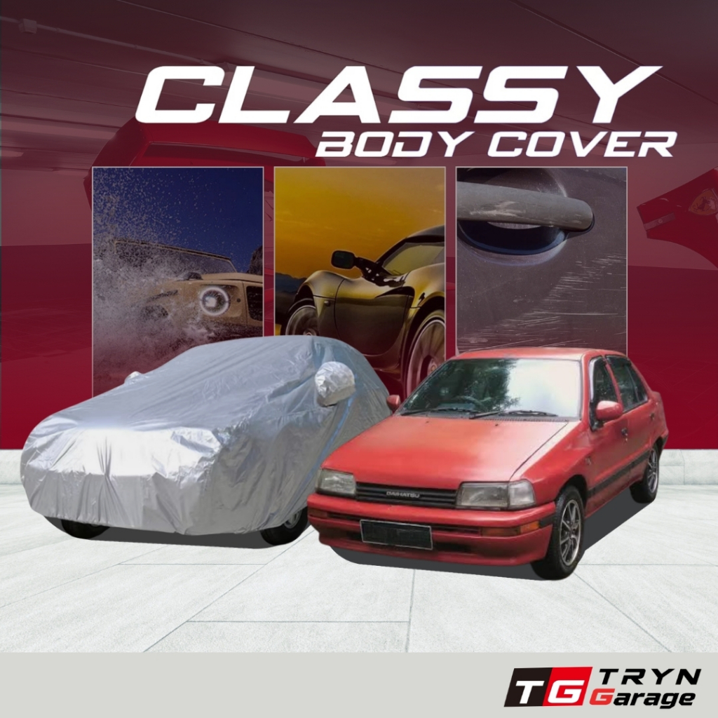 Body Cover Mobil Charade Classy Sarung Mobil classy/Charade cx/Charade/civic lc/vtis/ferio Polyester