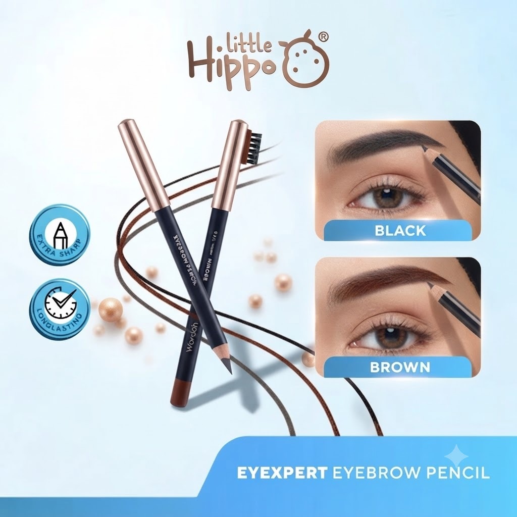 Wardah EyeXpert Eyebrow Pencil 1.14 g Pensil Alis Wardah Pencil Alis Wardah Eyexpert