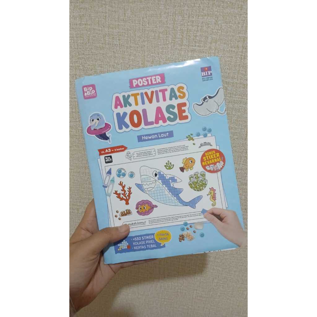 Poster Aktivitas Kolase : Hewan Laut