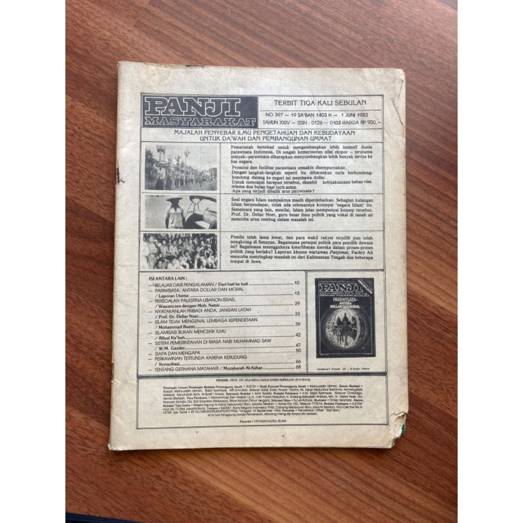 Majalah panji masyarakat nomor 397 tahun 1983