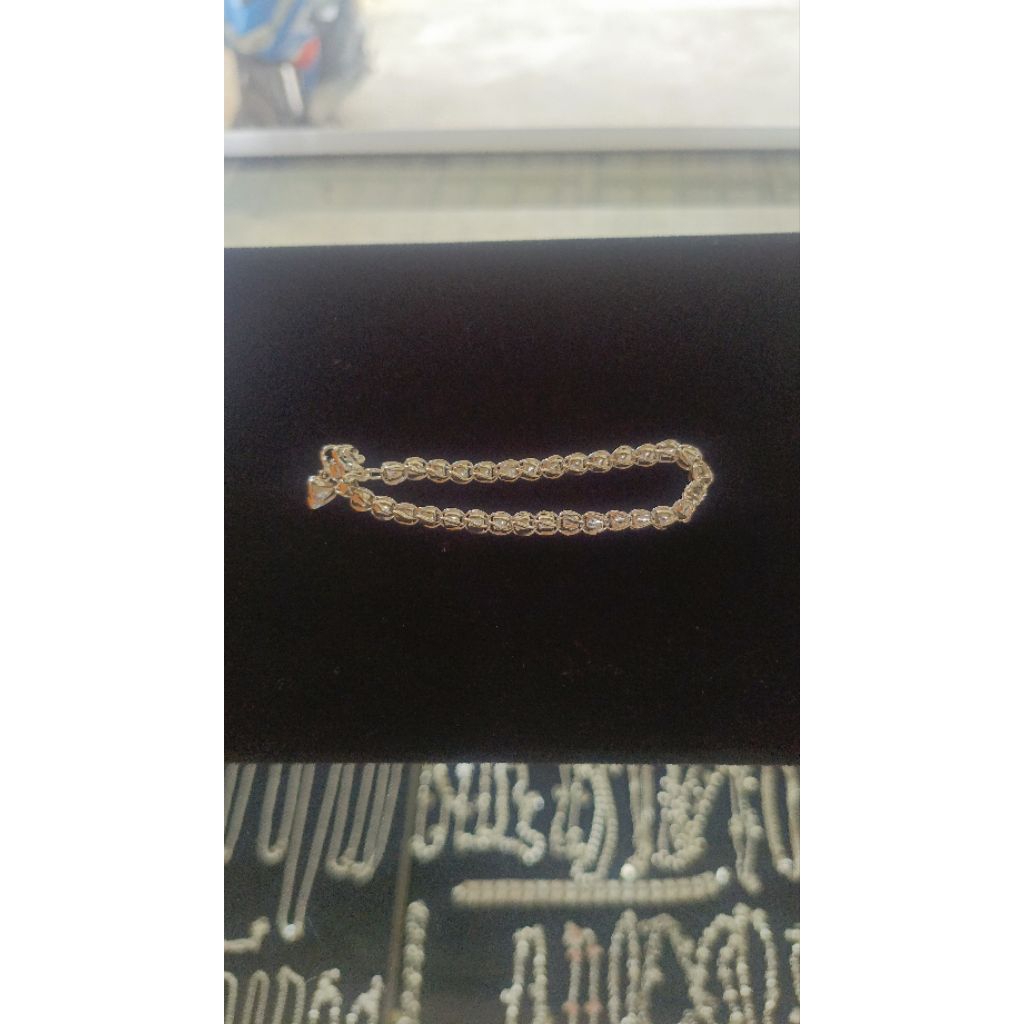 gelang perak/silver murni untuk wanita dewasa
