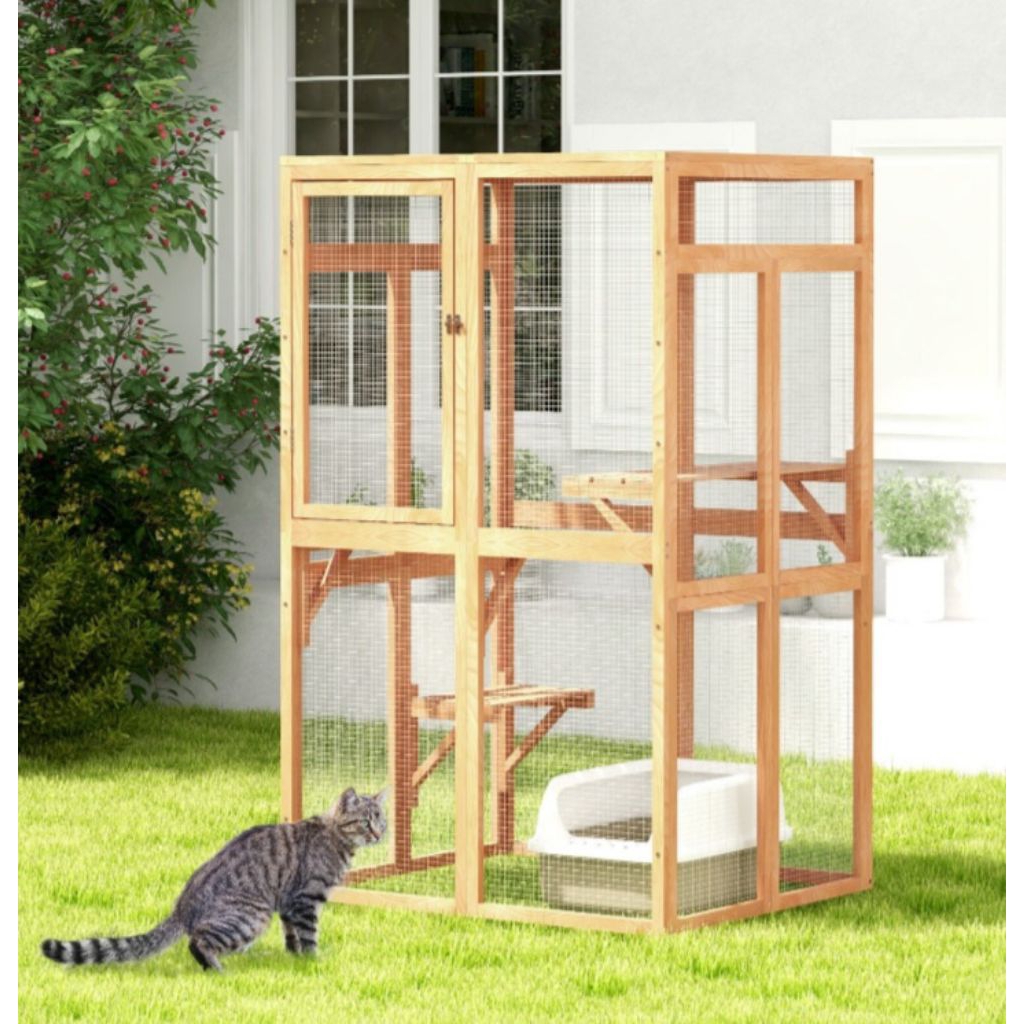 Kandang kayu,kucing,burung,dll Outdoor