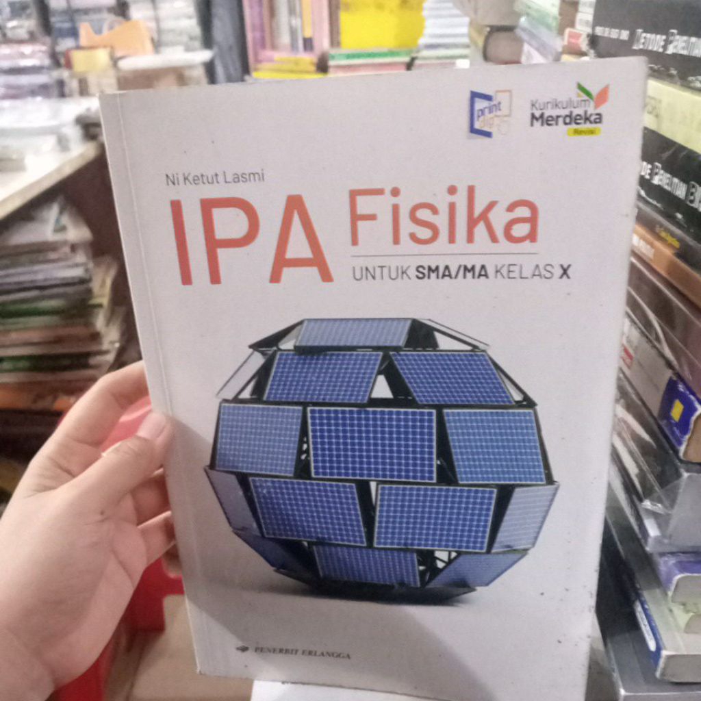 Buku Fisika Erlangga untuk SMA Kelas X Kurikulum Merdeka