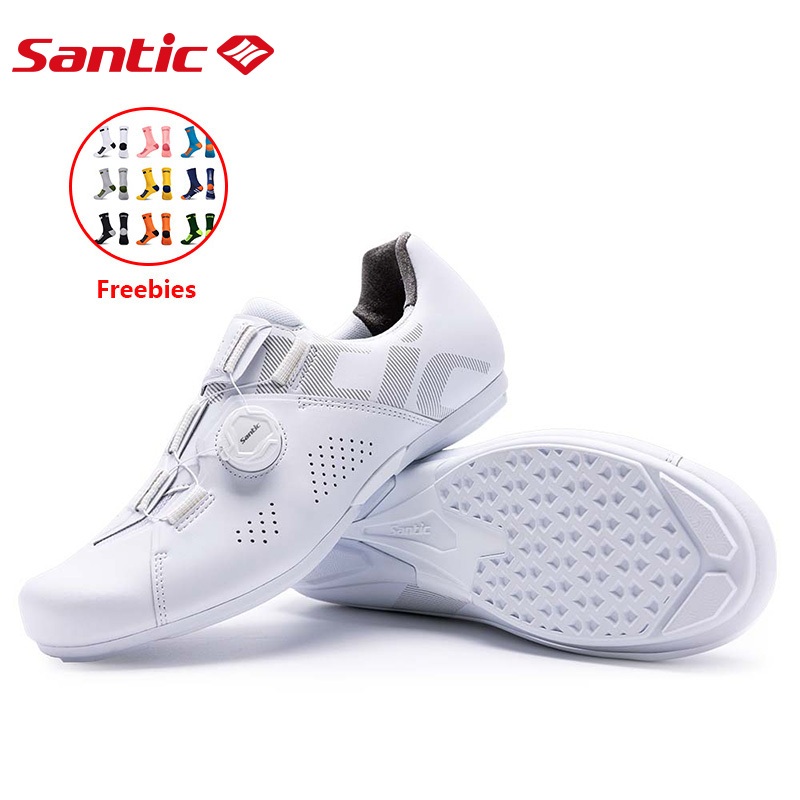 Santic Sepeda Non-Locking Men Women Shoes Non-Cleat Sepeda Breathable Ringan Efisien TZS25058