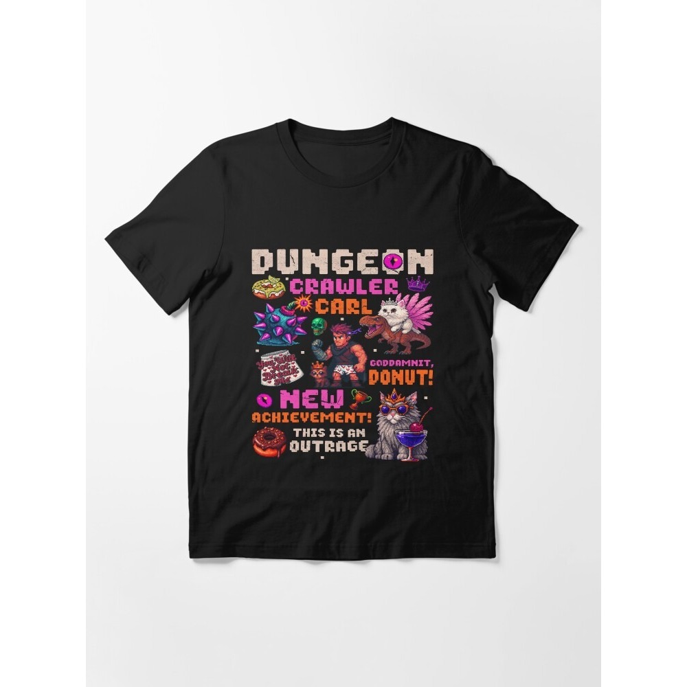 Dungeon Crawler Carl Princess Donut & Mongo Essential T-Shirt