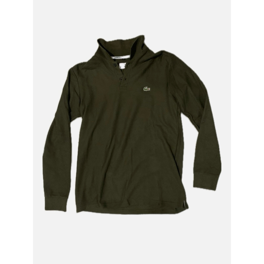 Green army polo shirt hijau kaos polo unisex