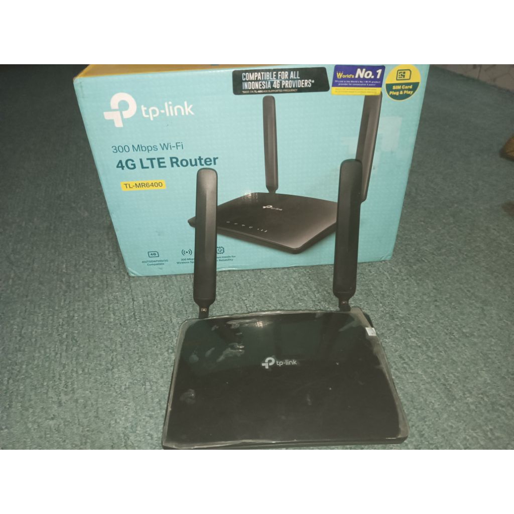 Router TP link TL-MR6400 4G LTE Bekas