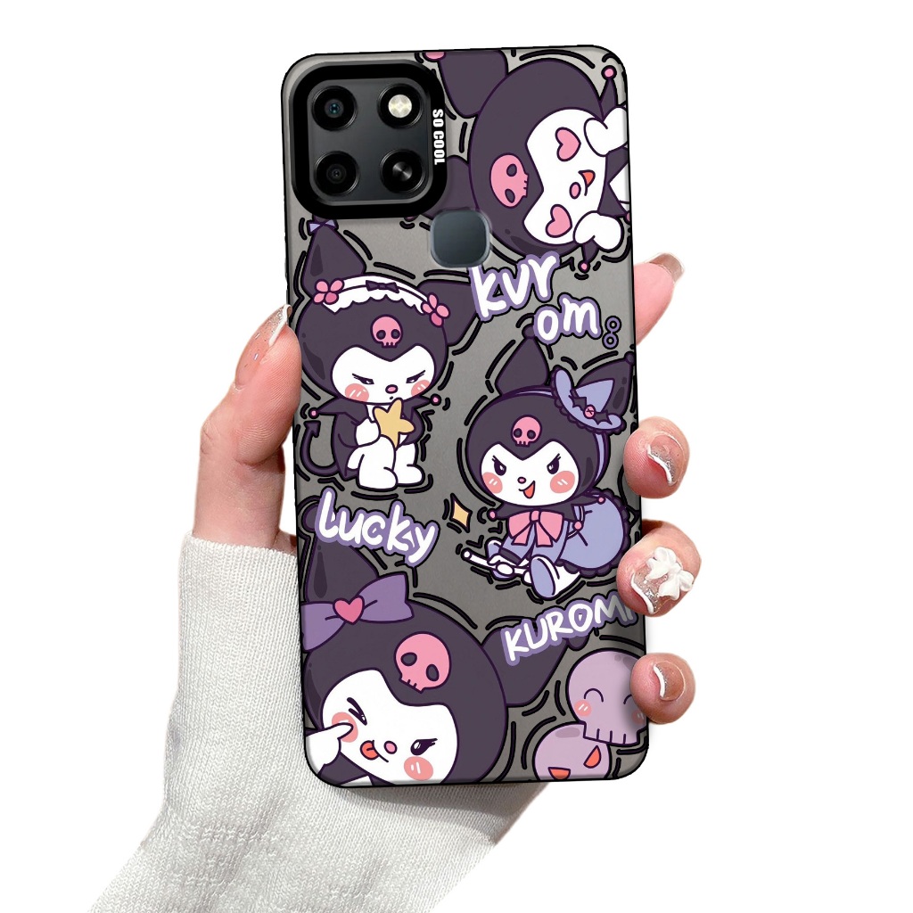 Case Hp  Infinix Smart 6 NFC ( Kuromi )  Softcase Hp  Infinix Smart 6 NFC - Silikon Hp  Infinix Smar