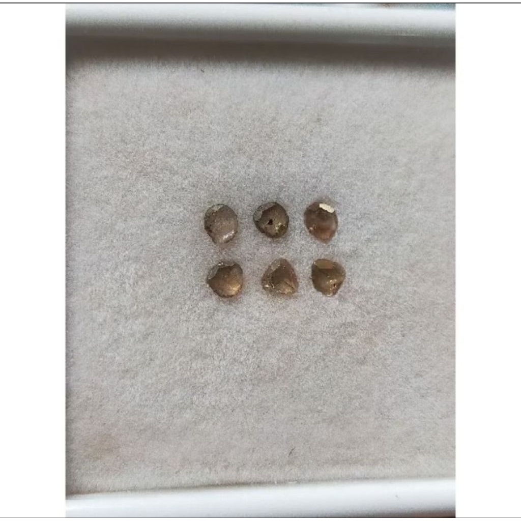 Asli Intan Belahan,Berlian Belahan Banjar Putih dim -+ 2 mm Sampai 3 mm