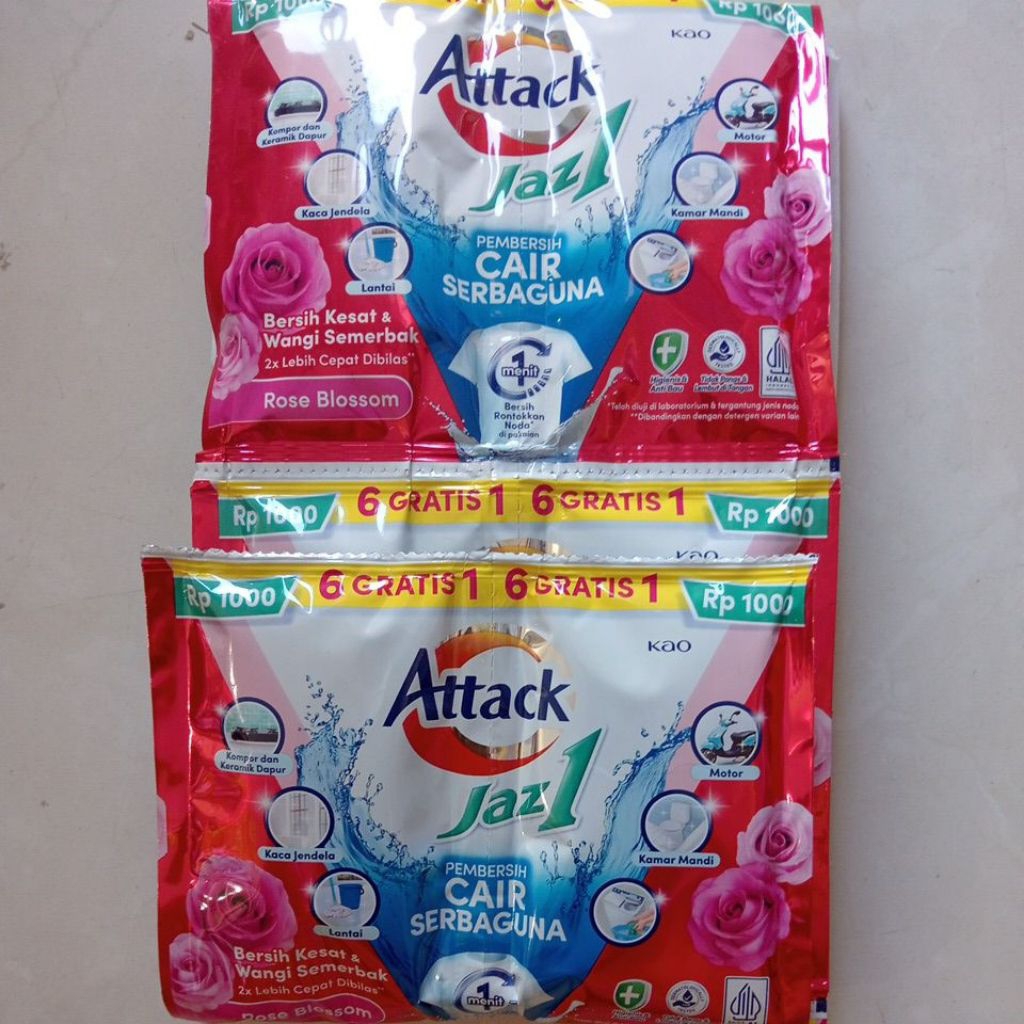 DETERJEN CAIR ATTACK JAZZ 1 CAIR 1 RCG