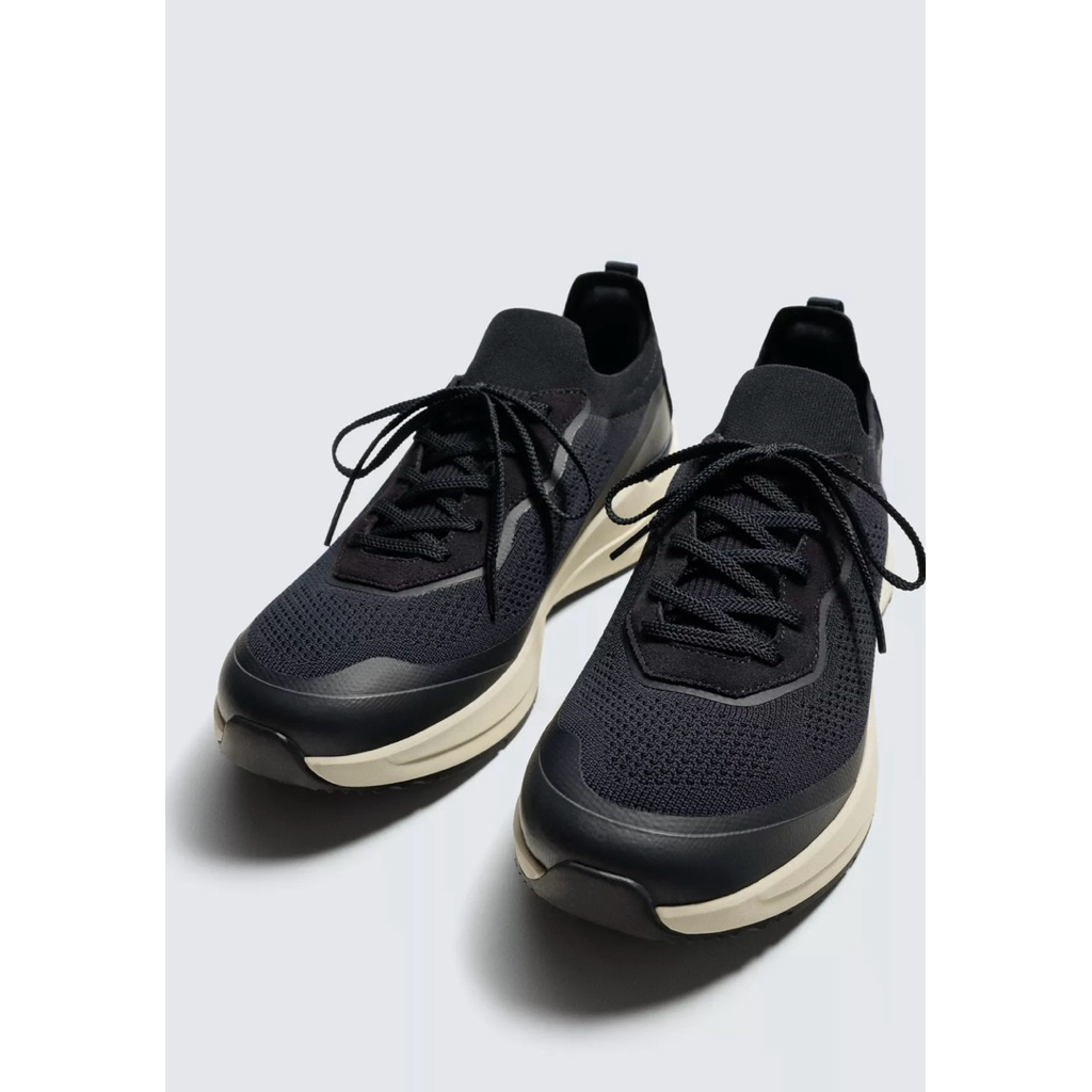 Sepatu Kets Hitam Sneakers Pria Zara