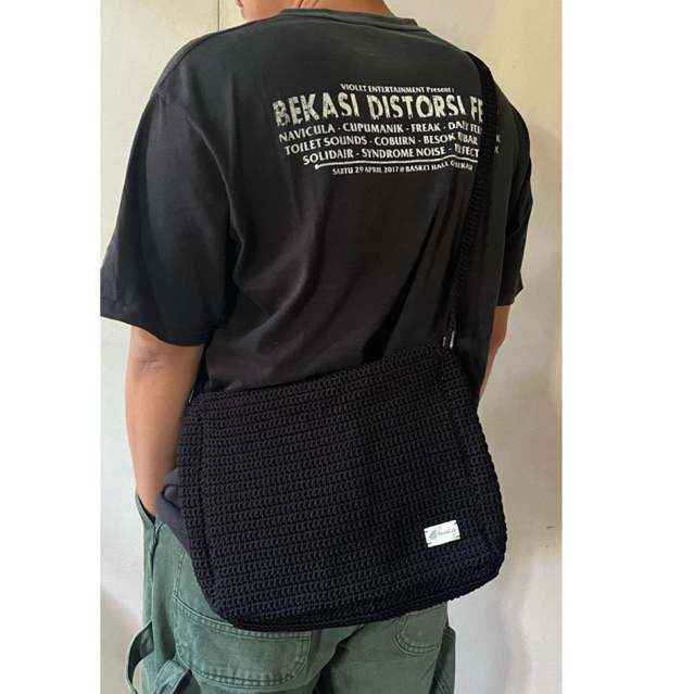 Crochet Slingbag For man/ Tas Rajut Pria