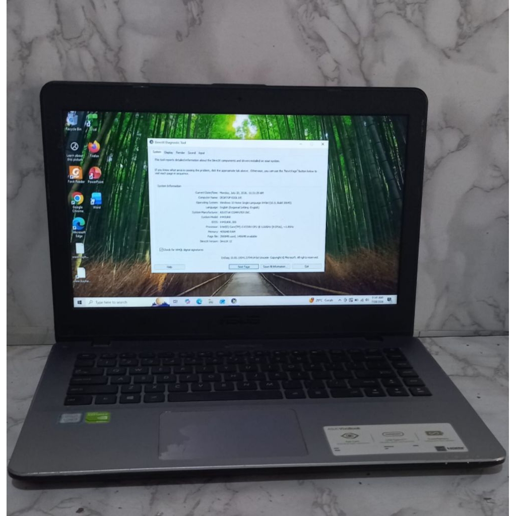 Laptop Asus X442UR Core i5 VGA NVIDIA Second