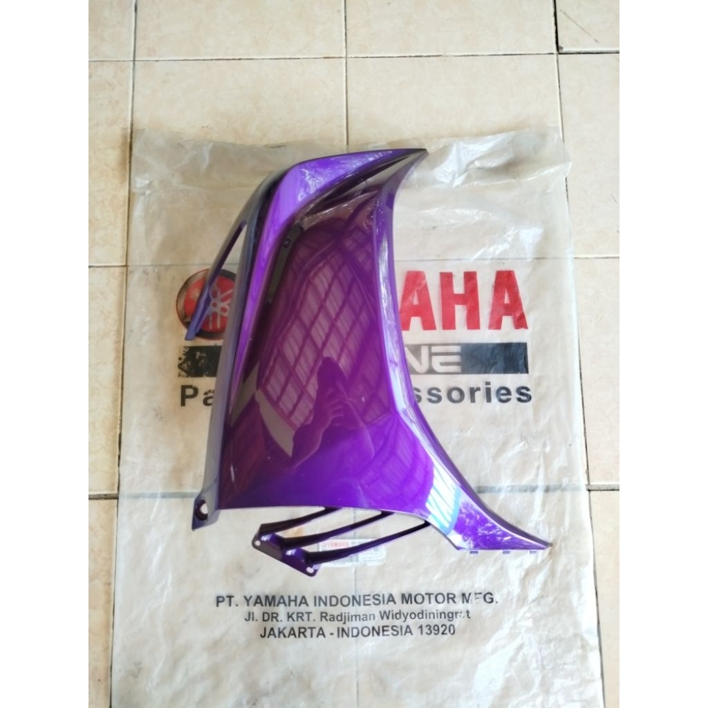 Legshield Sayap Luar Kanan Jupiter MX New Ungu Baru Original YGP 50C-F8312-00-P8
