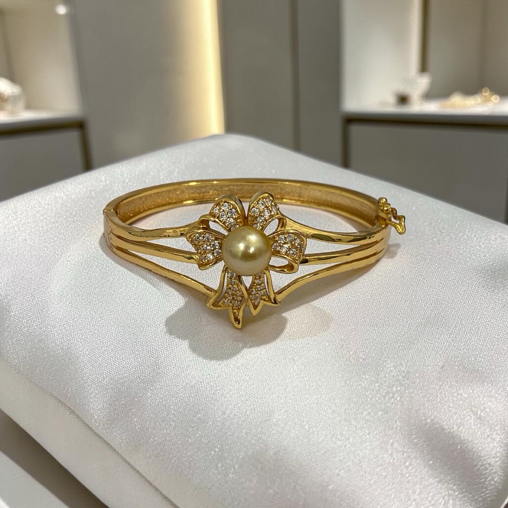 Gelang Mutiara Laut Asli |Gelang Lombok Asli |Mutiara Lombok Murah Bersertifikat