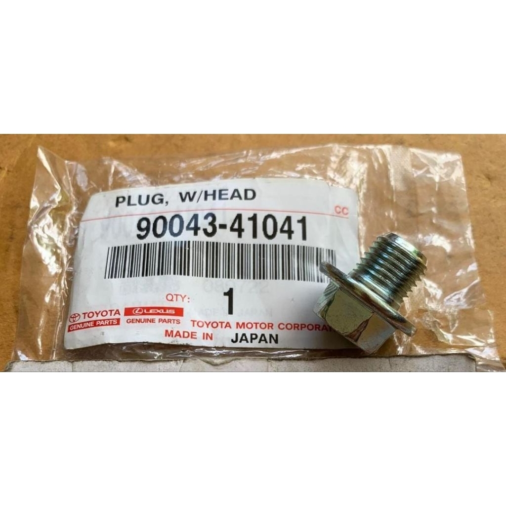 Baut Oli Matic Baut Bak Carter Oli Matic Calya Sigra Agya Ayla Original Toyota 90043-41041 Asli