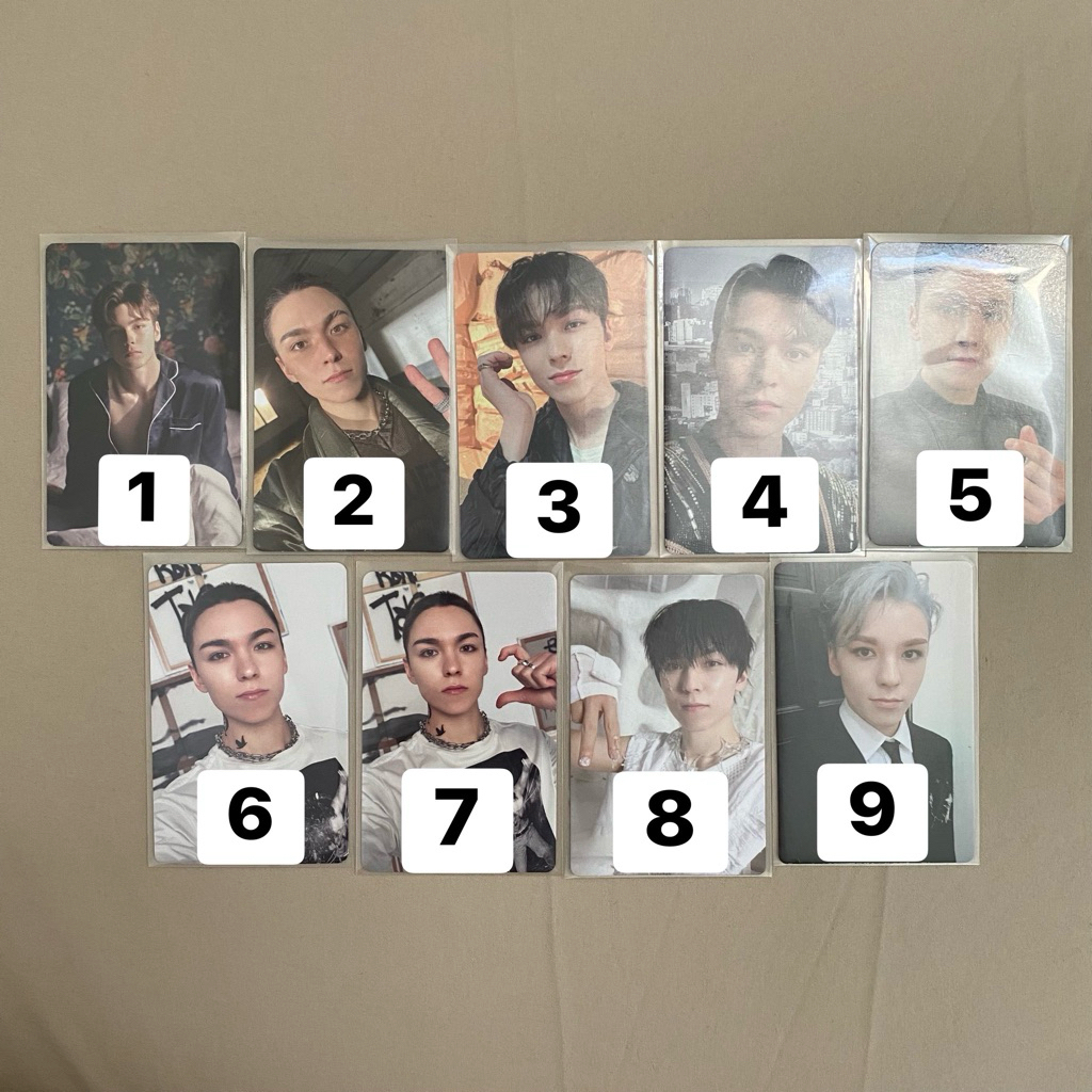 SEVENTEEN VERNON PHOTOCARD OFFICIAL svt pc scoups choi seungcheol kkuma cimumu cheol its tc trading 
