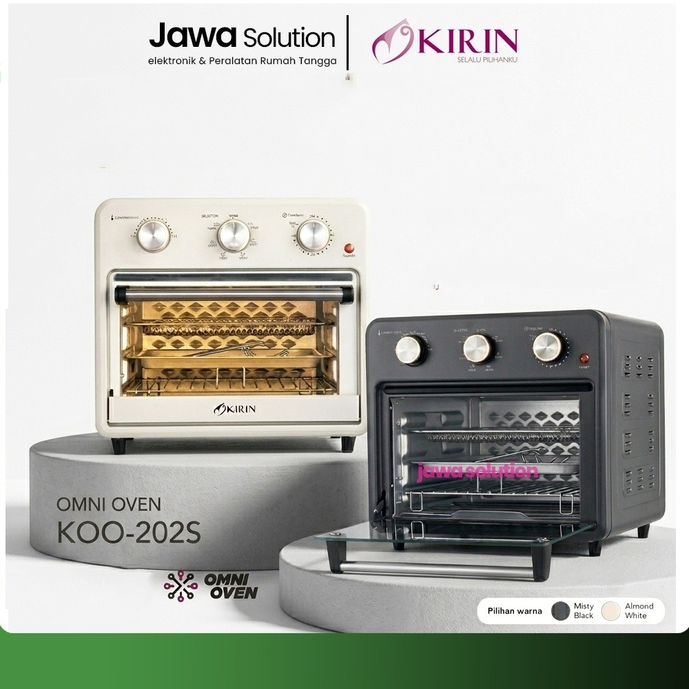 KIRIN Oven Microwave Listrik Kapasitas 9 Liter