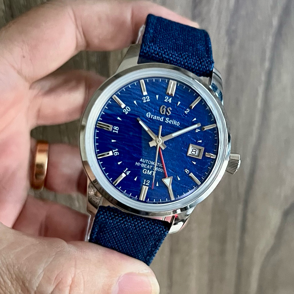 Grand Seiko Elegance GS Mod 40mm Blue Dial