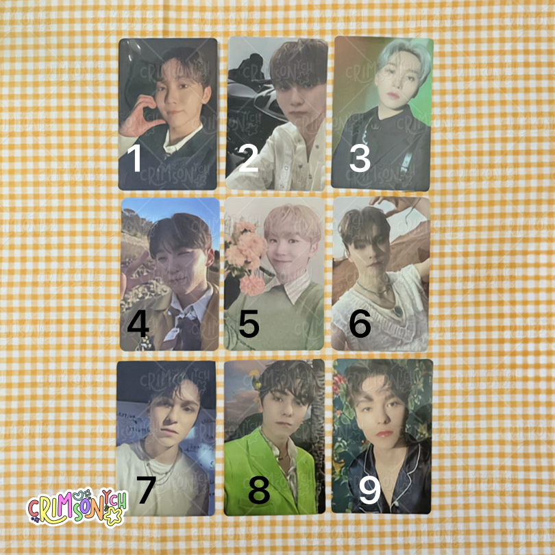 (BACA DESC) PC/Photocard Seungkwan Vernon Seventeen Face The Sun Your Choice Sector 17