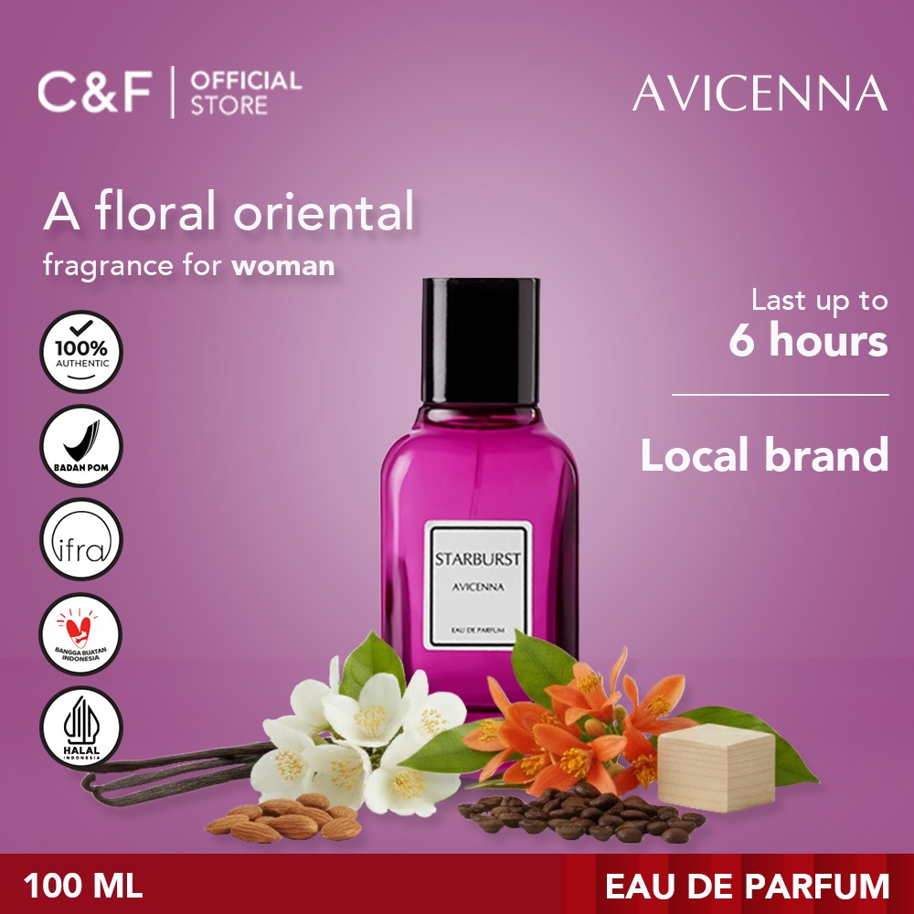 Avicenna Starburst EDP 100 ml - Parfum Wanita | Eau De Parfum