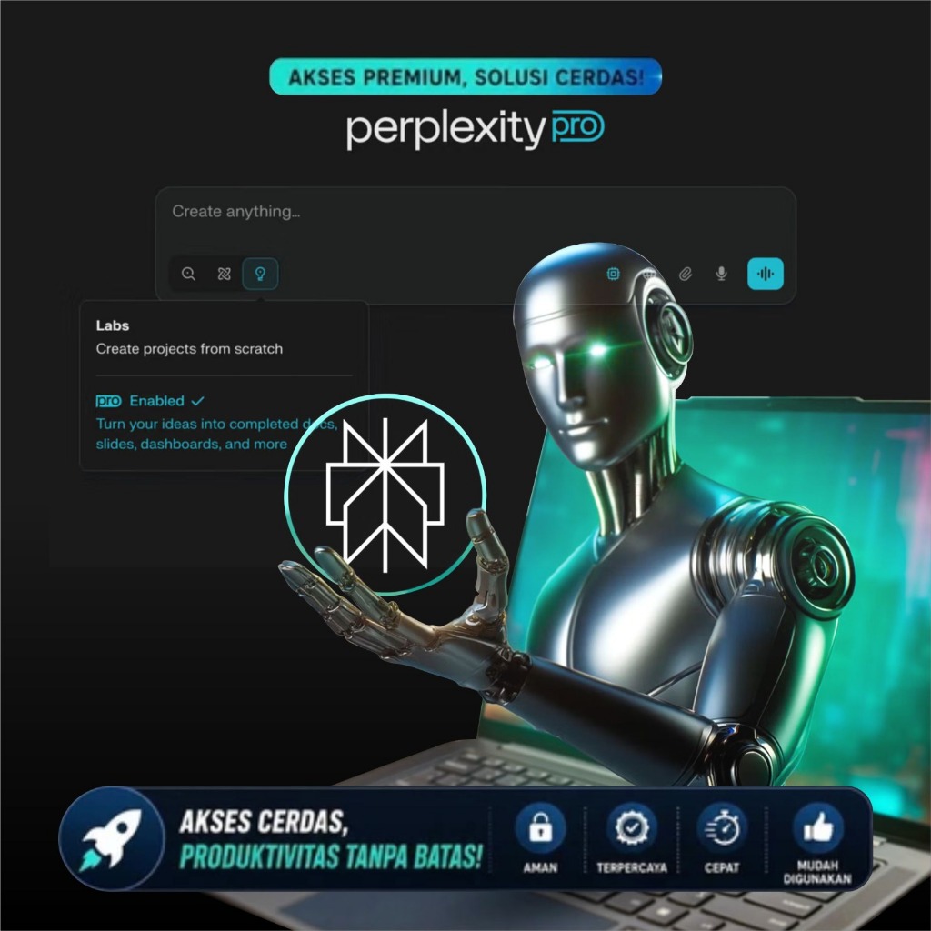 Perplexity AI Pro  Full Garansi