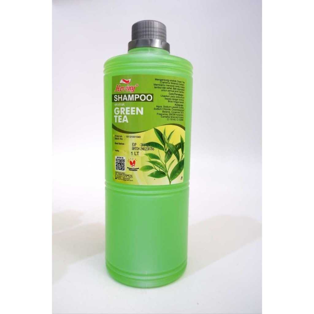 erlu - Shampoo Salon heviny Kemasan Botol 1LTR . Shampoo heviny Botol 1 Liter