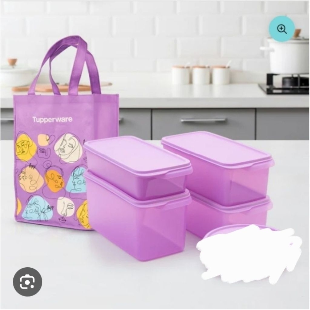 Freshia Collection Purple 1 Set ( Kulkas by Tupperware )