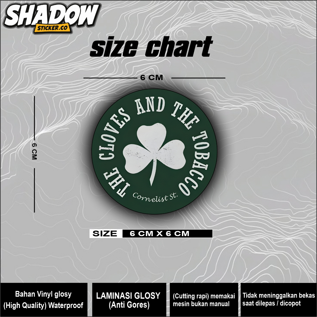 Stiker logo band TCATT Satuan Waterproof Vinyl Glossy Sticker Band Laptop HP Helm Motor ,sesuai sele