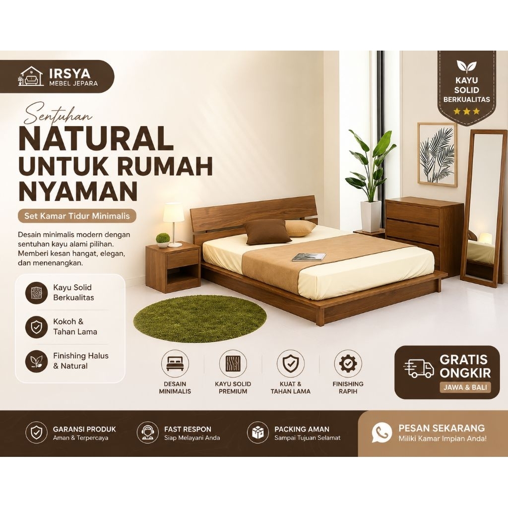 Set Tempat Tidur Minimalis Set Kamar Tidur Modern
