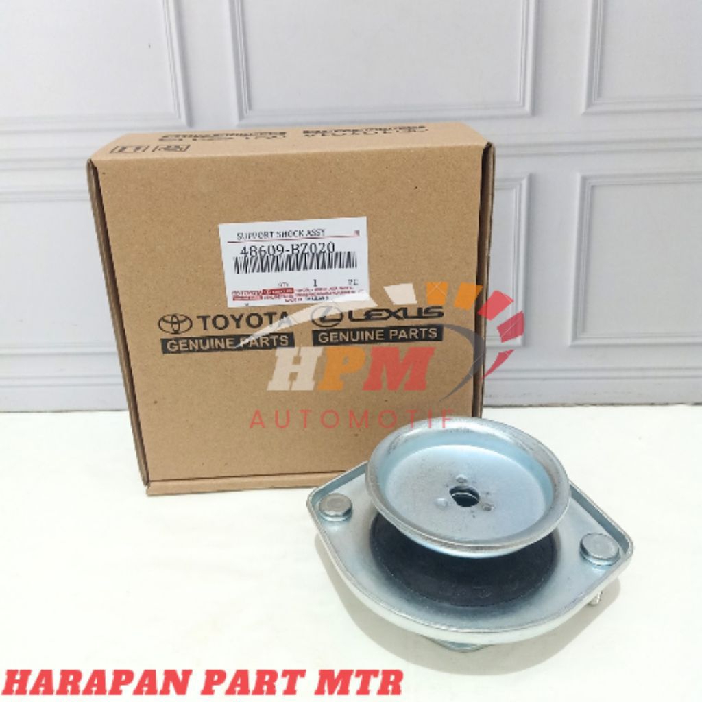 SUPPORT SHOCK ASSY SUPORT SHOCK BREAKER DEPAN ORIGINAL TOYOTA AGYA/ AYLA/ SIRION