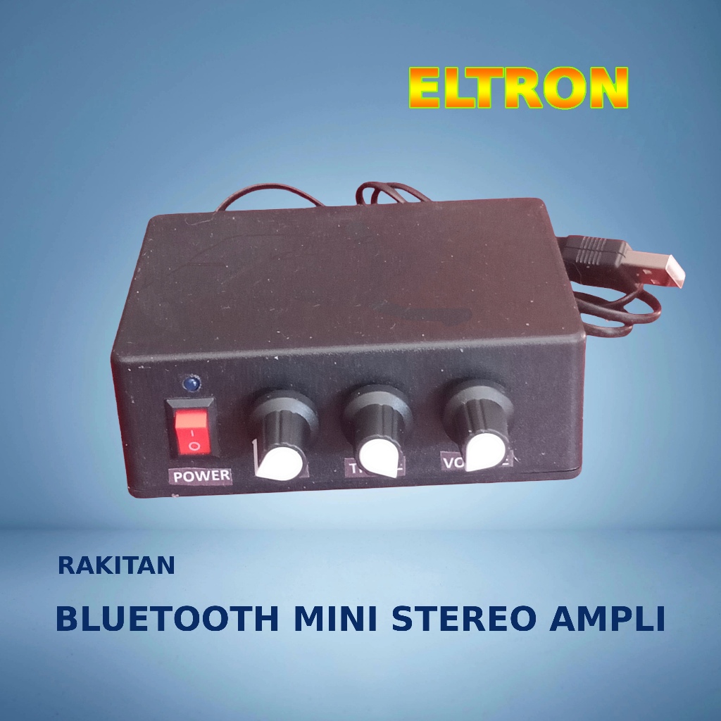 Rakitan Stereo Mini Amplifier PAM8403 dengan Tone Control  5V Bluetooth