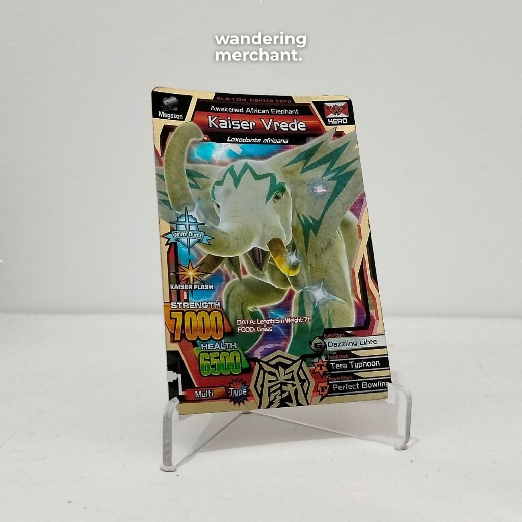 Animal Kaiser | Fighter Card - Kaiser Vrede - Gold Rare