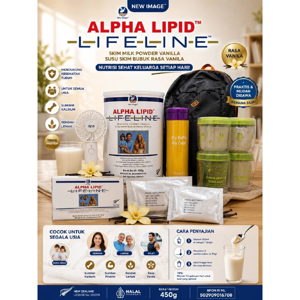 Susu Lifeline Colostrum untuk Syaraf Kejepit / Stroke & Pencernaan