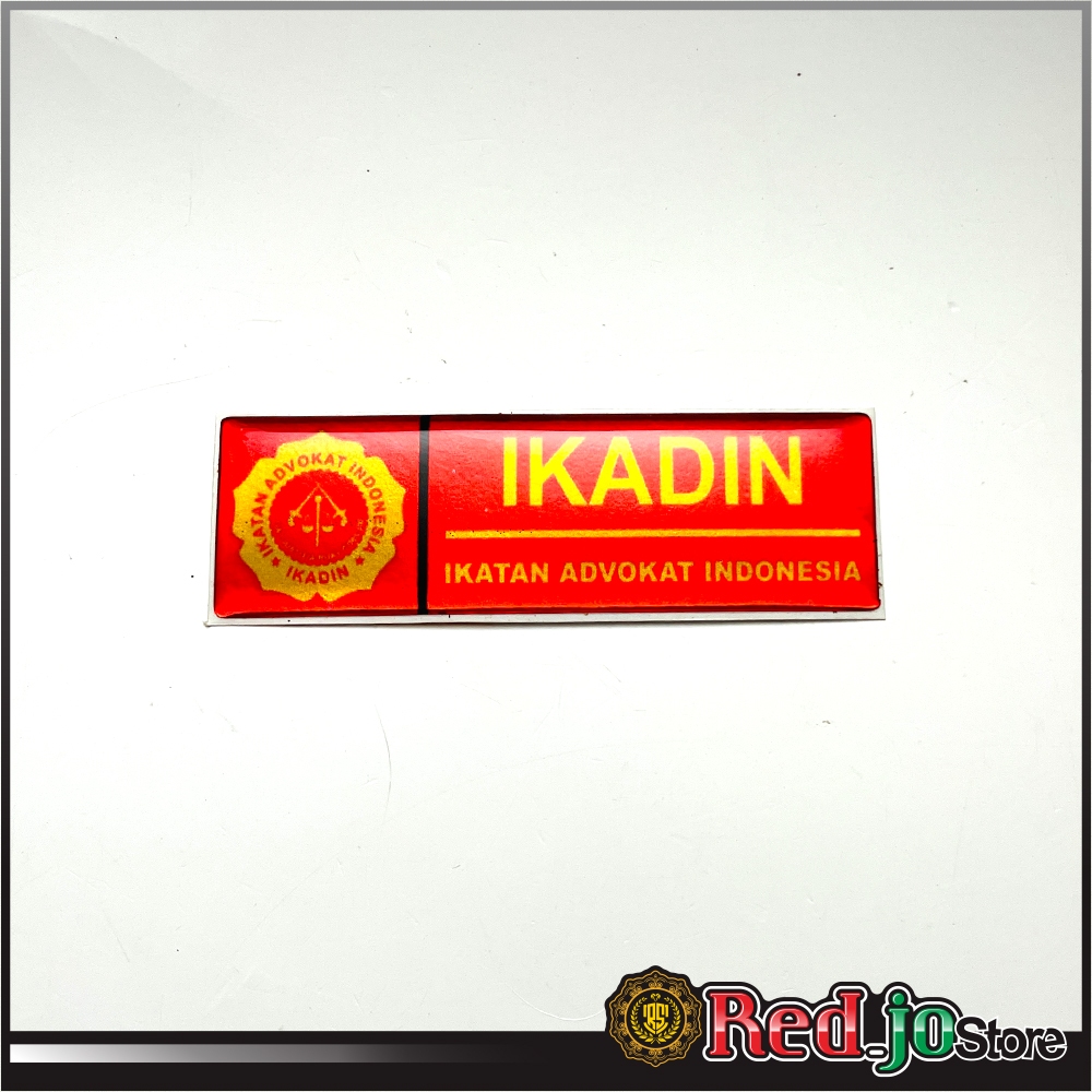Stiker IKADIN [ Ikatan Advokat Indonesia ] Stiker Emblem IKADIN | Stiker Resin IKADIN