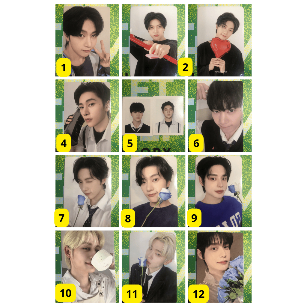 ZB1 MATTHEW JIWOONG OFFICIAL PHOTOCARD