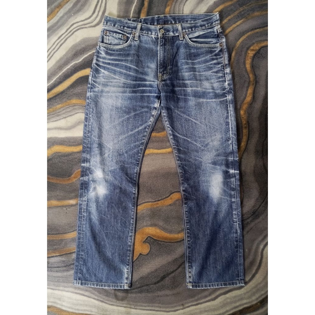 Celana Panjang Jeans Uniqlo S002 Denim Second Original