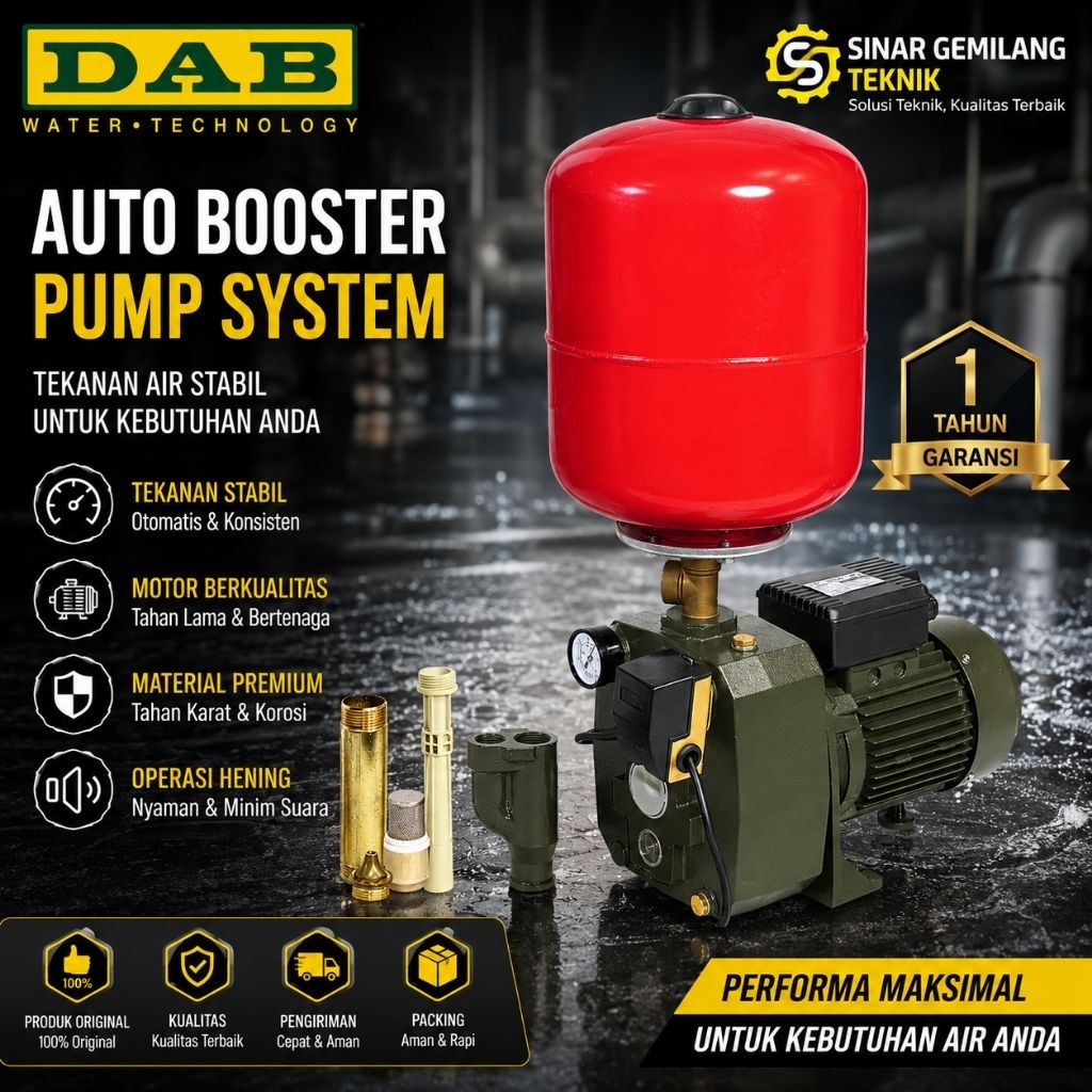 Pompa Air Jet Pump DAB 505 DAB INDONESIA ORIGINAL