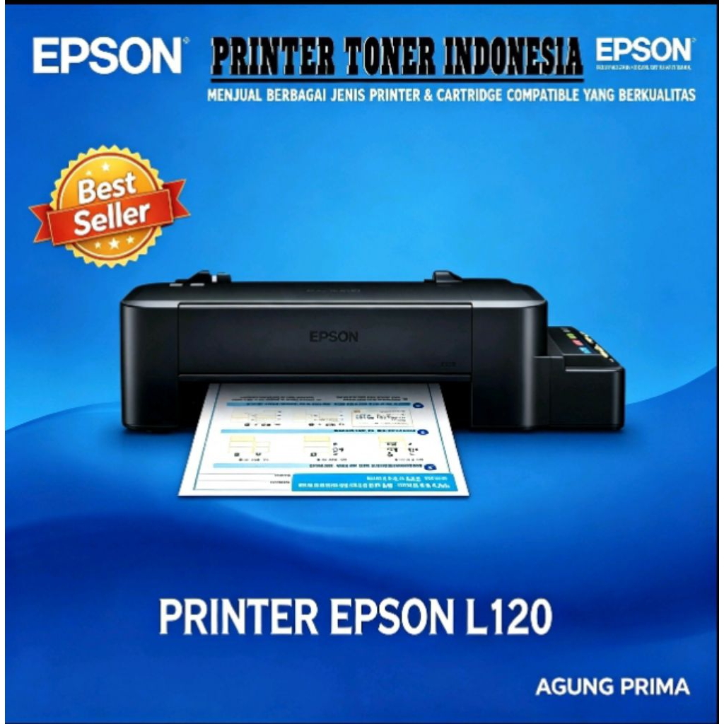PRINTER EPSON L120 + sandaran printer