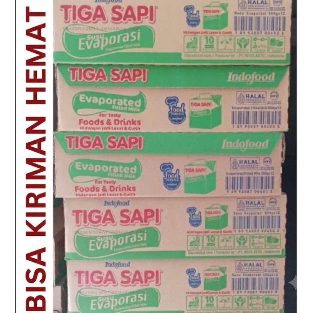 1 DUS / KARTON. EVPORASI TIGA SAPI ISI 12