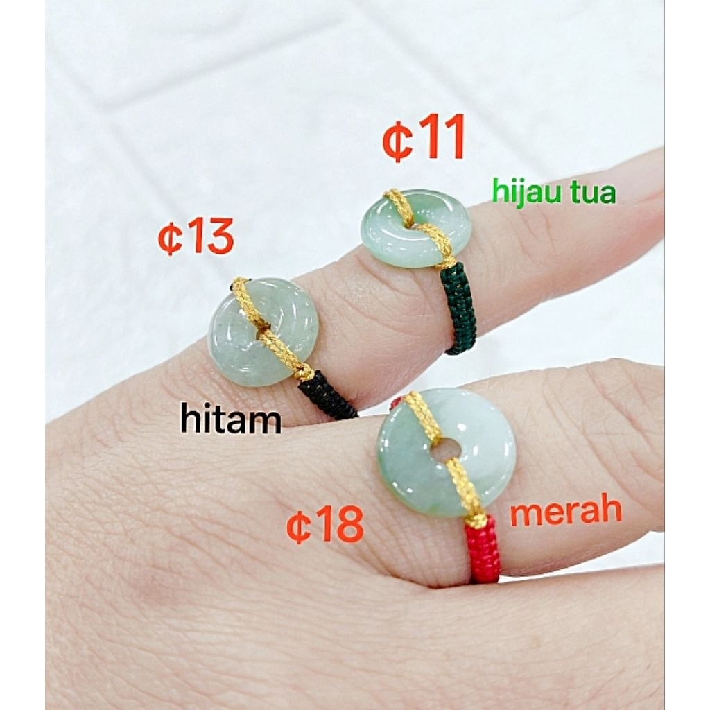 ring giok / cincin giok / giok cincin / giok asli