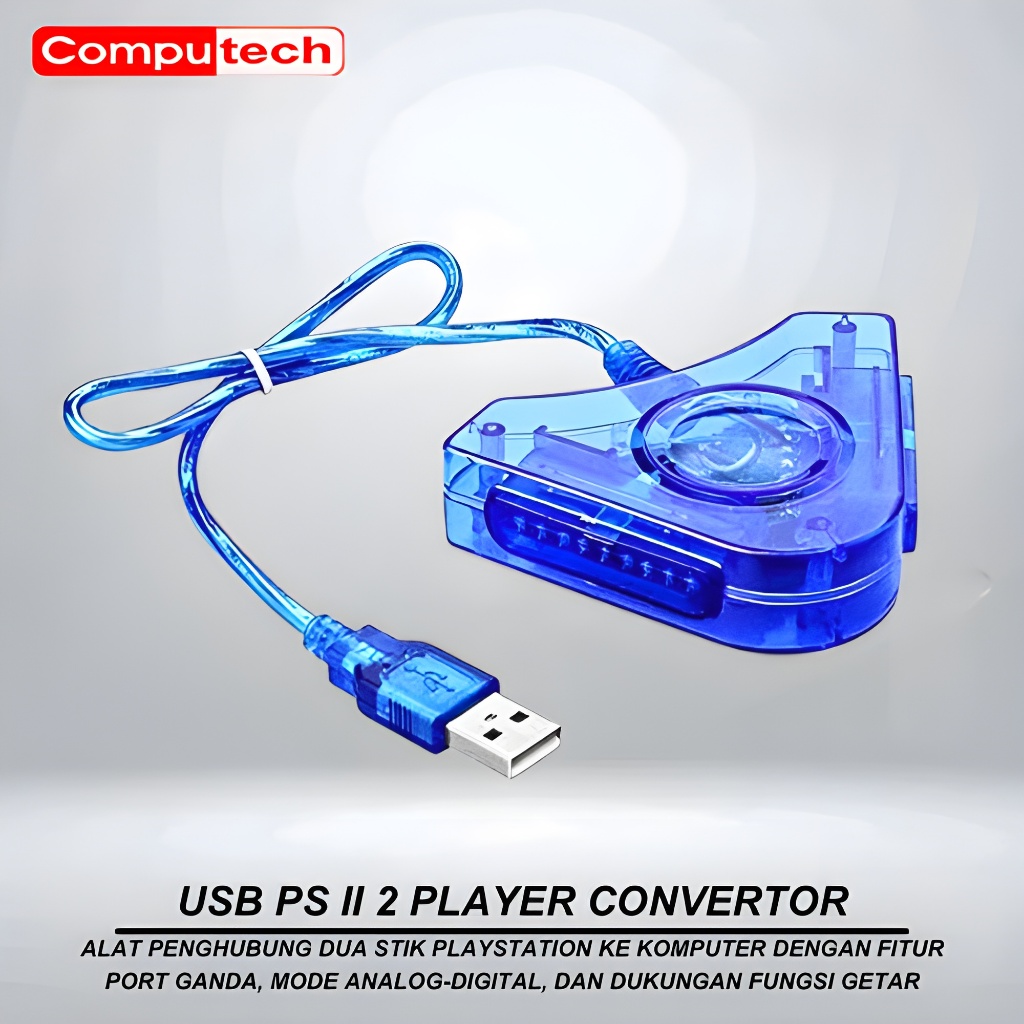 USB Converter Stik PS2 Playstation 2 to USB